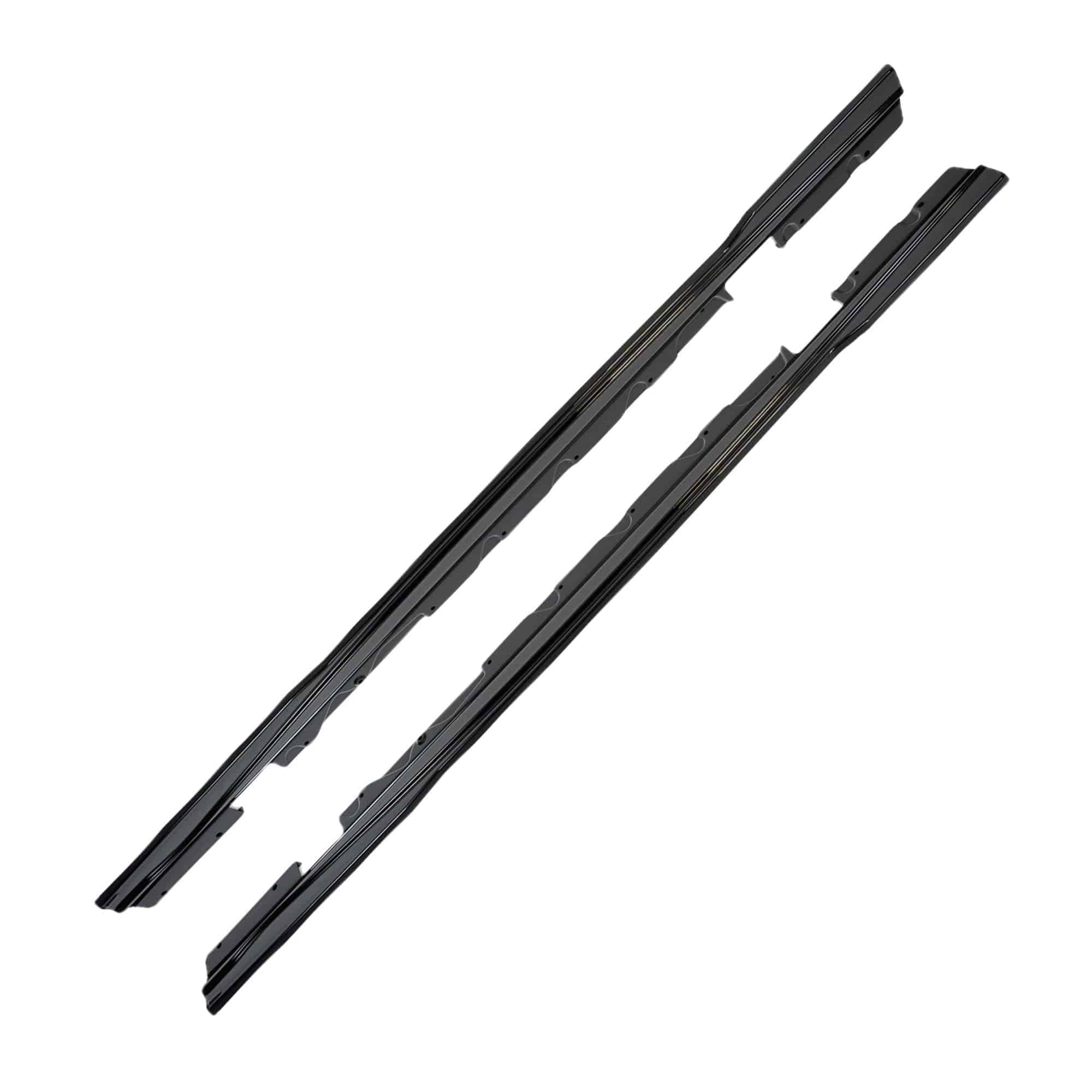 BMW 1 Series F20 F21 & 2 Series F22 EVO - 1 Gloss Black Side Skirts by ZAERO (2011 - 2019) - Evolve Automotive